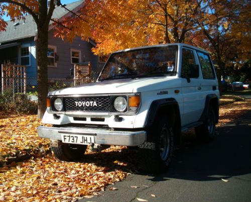 Toyota landcruiser tdi turbo diesel 5 speed manual lj70 land cruiser low miles