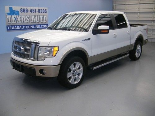 We finance!!!  2011 ford f-150 lariat 4x4 flex fuel roof nav leather texas auto