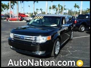 2009 ford flex 4dr limited fwd navigation fridge moonroof 1 owner certified !