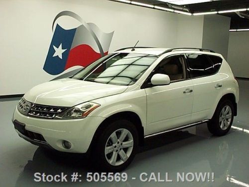 2007 nissan murano sl leather rear cam bose audio 59k texas direct auto