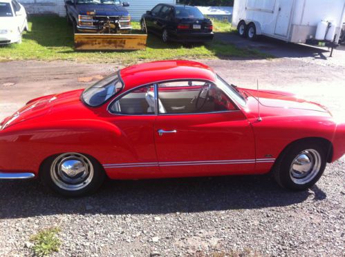 1963 volkswagen karmann ghia restored!