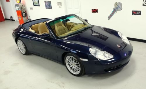 1999 porsche 911 carrera convertible with hardtop low miles