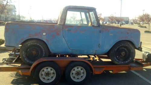 1964 international harvester scout 80 half cab.