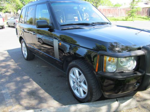 2003 black range rover ( excellent condition )