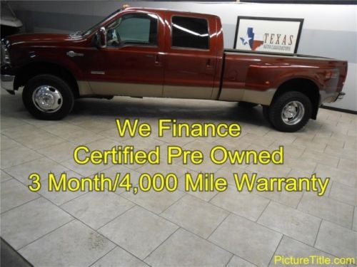 07 f350 dually fx4 4x4 king ranch sunroof heated seats we finance texas