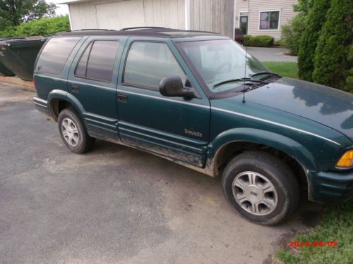 1997 oldsmobile bravada base sport utility 4-door 4.3l low mileage awd runs!