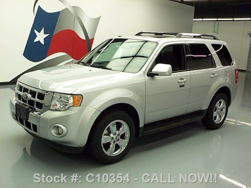 2011 ford escape limited sunroof leather rear cam 25k texas direct auto