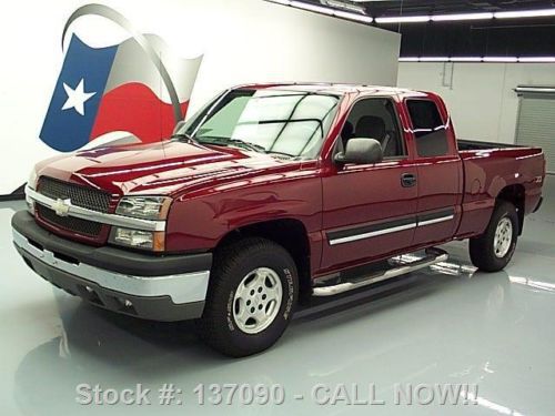 2004 chevy silverado ext cab z71 4x4 side steps 50k mi texas direct auto