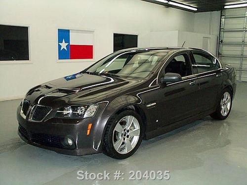 2009 pontiac g8 gt sedan 6.0l v8 auto htd leather 62k texas direct auto