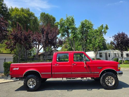 1996 ford f-250 4x4 7.5l crew cab xlt hd