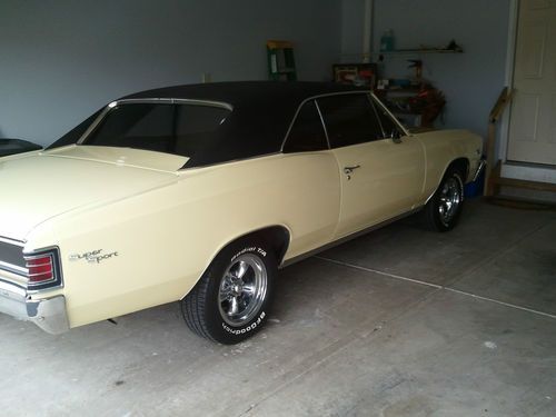 1967 chevelle ss - super sport - true 138 car not a clone - restored see pics