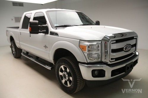 2011 lariat crew 4x4 fx4 v8 diesel lifetime warranty we finance 31k miles