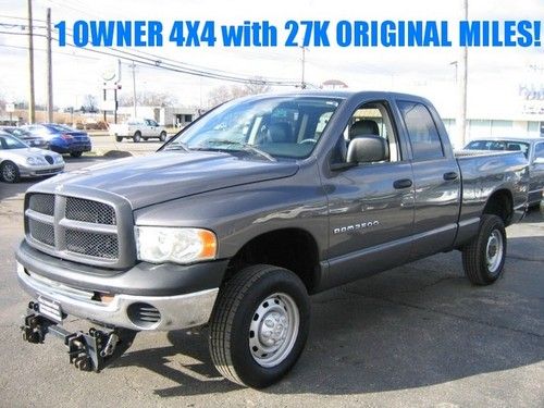 2003 dodge ram 2500 hemi 4x4 quad crew cab auto a/c service tow 1 owner history