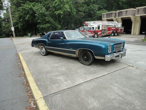 1976 chevrolet monte carlo barn find southern car easy restoration solid no rust