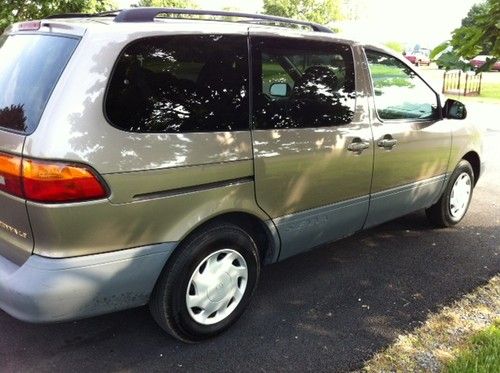 1999 toyota sienna le mini passenger van 5-door 3.0l new md inspection