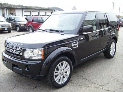 2011 lr4 black hse luxury almond leather sunroof navigation bluetooth sunroof