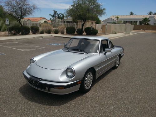 1989 alfa romeo spider quadrifoglio convertible 2-door 2.0l