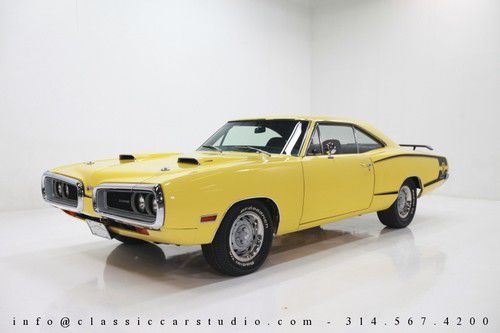 1970 dodge super bee 440 6-pack fully restored true 440-6 top banana mopar!