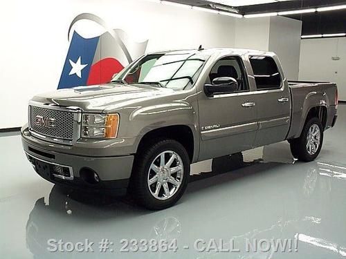 2009 gmc sierra denali crew awd nav rear cam 20's 35k texas direct auto