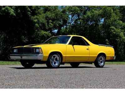 Custom 1981 el camino bucket seats rebuilt 350 cool car!