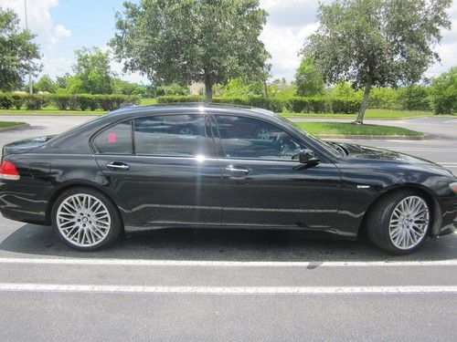 2008 bmw 750li - black - sport package sedan 4-door 4.8l - extended warranty