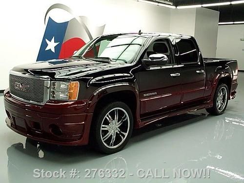 2011 gmc sierra slt crew sunroof custom paint 22's 19k texas direct auto