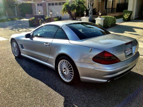 Mercedes-benz 2003 sl-class sl55 amg silver v8 supercharged