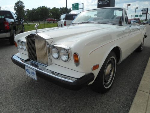 1978 rolls royce corniche convertible **22,434 actual miles**