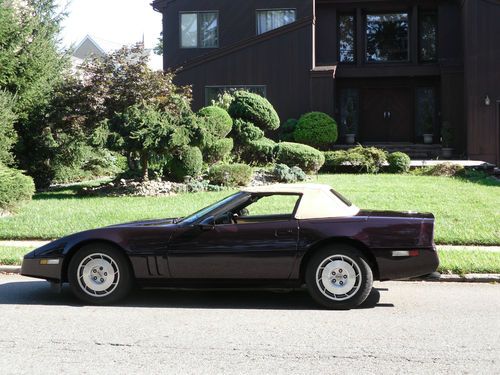 1986 chevrolet corvette convertible indy 500 pace car