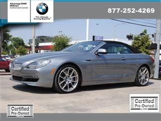 2012 bmw certified pre-owned 6 series 2dr conv 650i