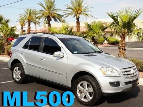 2007 mercedes ml500 awd navigation backup camera heated seats clean *no reserve*