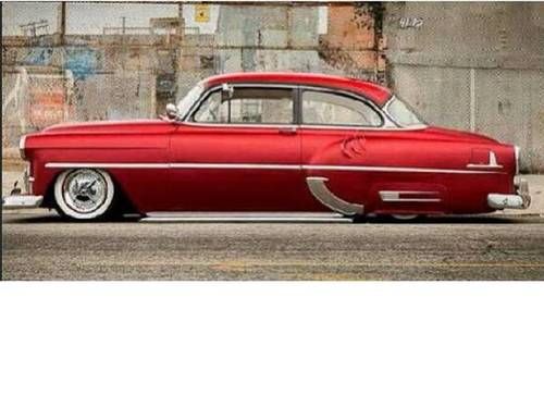 1953, chevy, kustom, lowrider, rat rod, old, classic