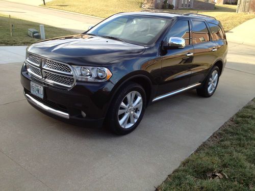 Dodge durango 3.6l awd citadel look chrome pkg 20" wheels $39k sticker 100k war