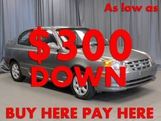 2004(04) hyundai accent gl beautiful gray exterior! clean! save big!!!