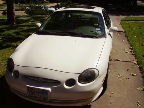 1997 ford taurus sho 4 door white 154771 miles