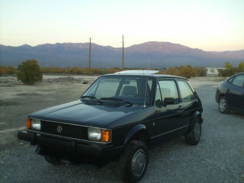 1984 vw rabbit wolfsburg edition diesel