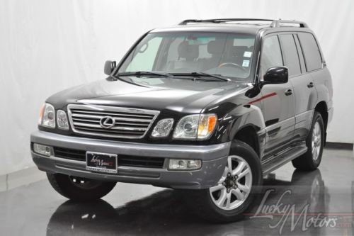 2005 lexus lx 470, rear dvd, navi, backup cam, heated seats, wood, m.levinson