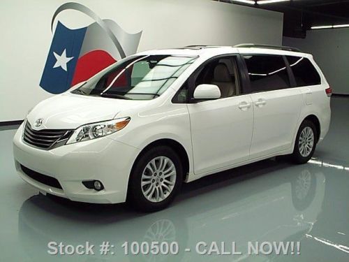 2011 toyota sienna xle sunroof dvd rear cam 8-pass 33k texas direct auto