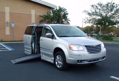 2010 town&amp;country limited xt braun extra tall, wheelchair handicap van, low mile