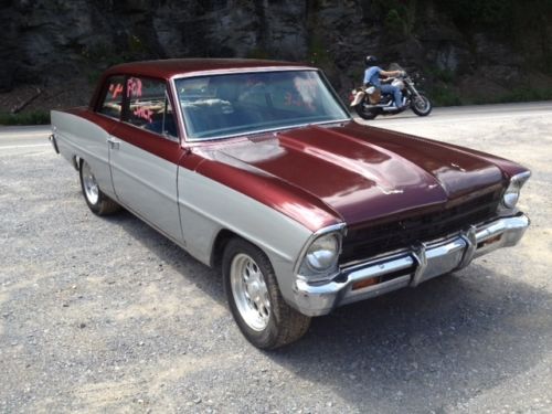 1967 chevy ii nova duece two door post car