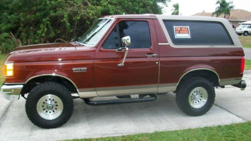 1991 ford bronco like new no rust ever show truck