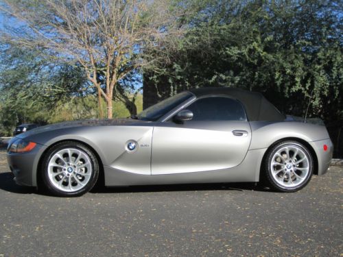 2004 bmw z4 2.5i convertible 2-door 2.5l only 73k miles premium pkg manual trans