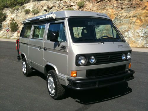 1990 vanagon syncro awd w/subaru svx 3.3l 240hp eng full camper custom build