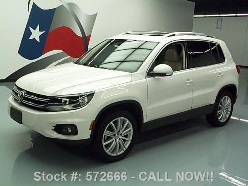 2013 volkswagen tiguan se 2.0 tsi pano roof nav only 7k texas direct auto