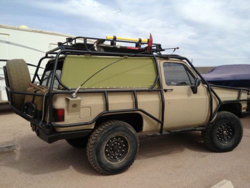 1986 chevy k5 blazer custom 4x4 ls1 a/c lifted 37&#034; run flat tires