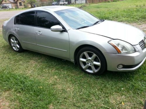 2004 nissan maxima silver sunroof v6 leather