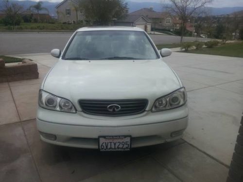 2003 infiniti i35 pearl white - leather - bose - sunroof - 77k miles only