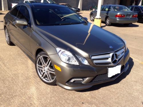 2010 mercedes benz e550 coupe launch edition navi hk heated &amp; cooled seats pano
