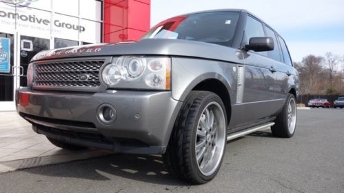 09 rover hse supercharged 1 owner rear dvd 22 wheels $0 down $659/month!