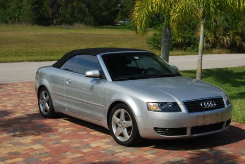 2004 audi a4 cabriolet convertible 2-door 1.8l           no reserve